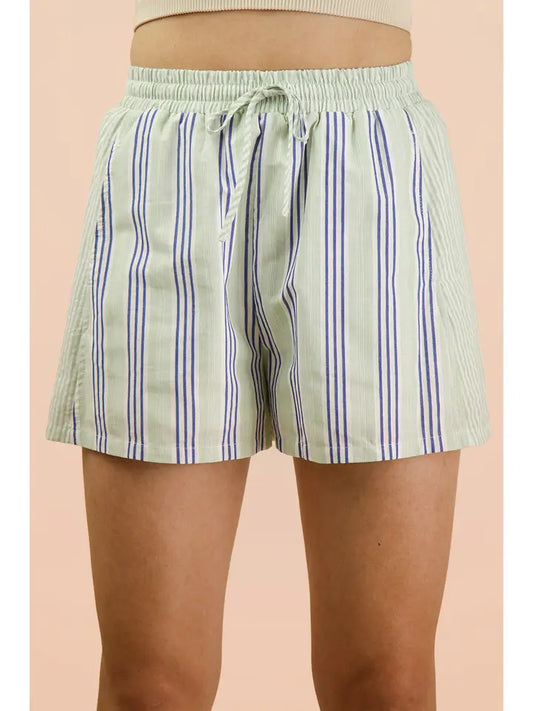 Oak Island Striped Shorts