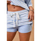 LOOK AT ME STRIPED MID RISE SKORT