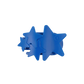 TELETIES - SHOOTING STAR FLAT HAIR CLIP - BLUE - LARGE