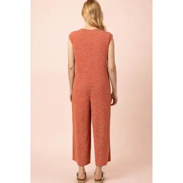 JENNY STRIPED JUMPSUIT