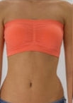 Bra Padded Bandeau - Coral