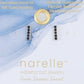 Waterproof Jewelry - Gem Bar Studs - Black/Silver