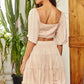 Cut Out Tiered Mini Dress