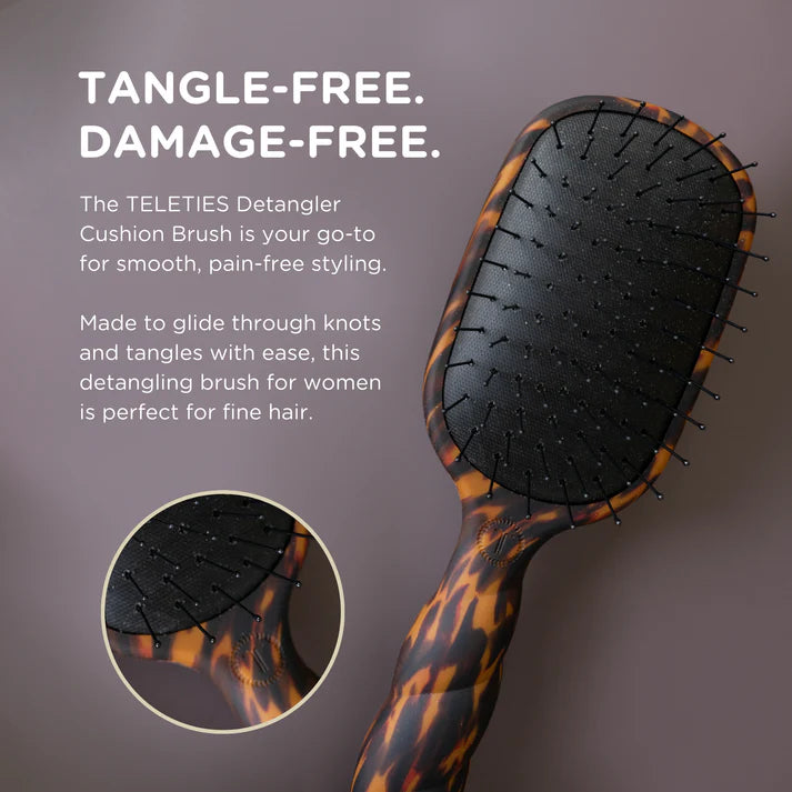 Teleties - Tortoise Detangler Brush
