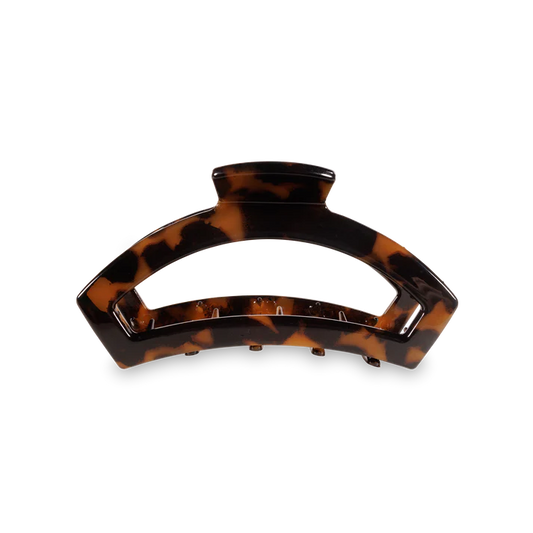 TELETIES - OPEN TORTOISE HAIR CLIP - MEDIUM