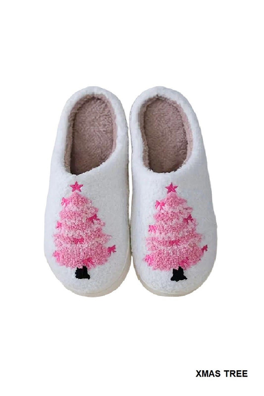 CHRISTMAS TREE SLIPPERS