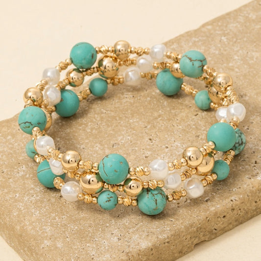 TURQUOISE BRACELET SET
