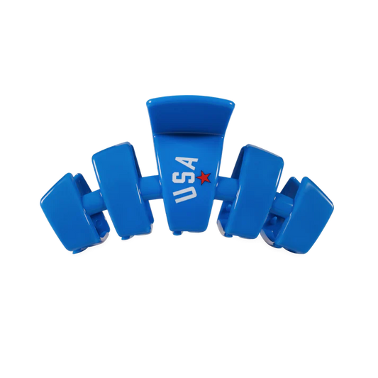 TELETIES - USA CLASSIC CLAW CLIP - LARGE - BLUE