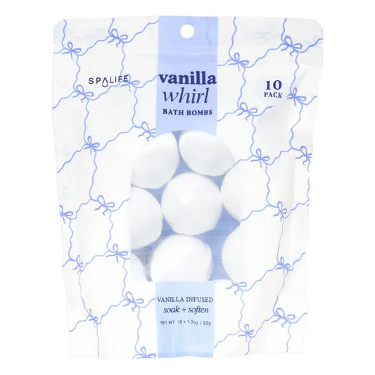 VANILLA WHIRL BATH BOMBS