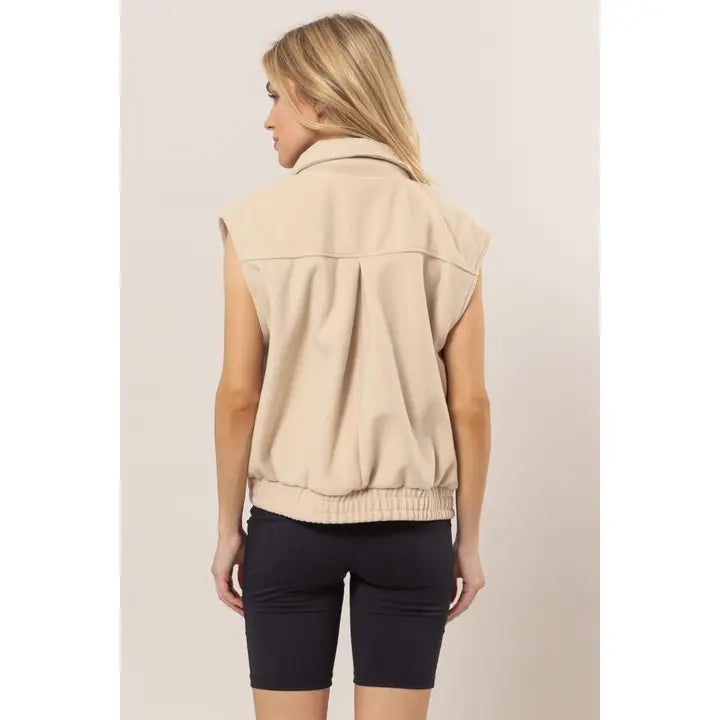 MABLE COLLAR KNIT VEST