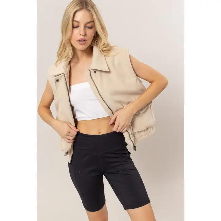 MABLE COLLAR KNIT VEST