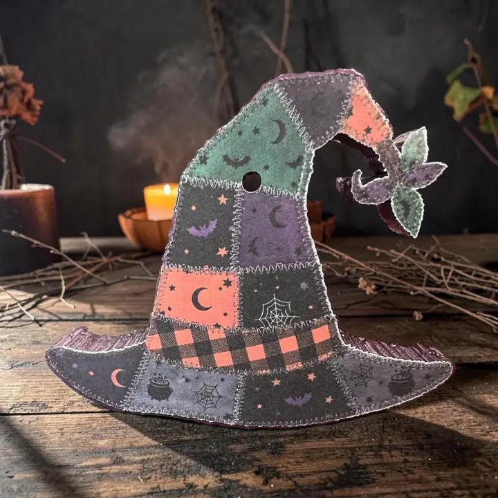PATCHWORK WITCH HAT FRESHIE - APPLE CINNAMON SCENT