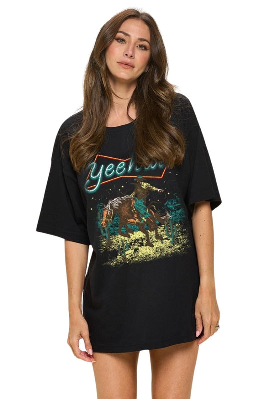 YEEHAW COWBOY GRAPHIC TEE