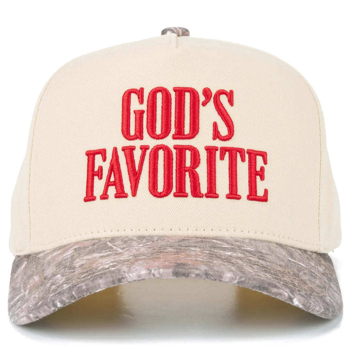 God's Favorite Hat - Red/Camo