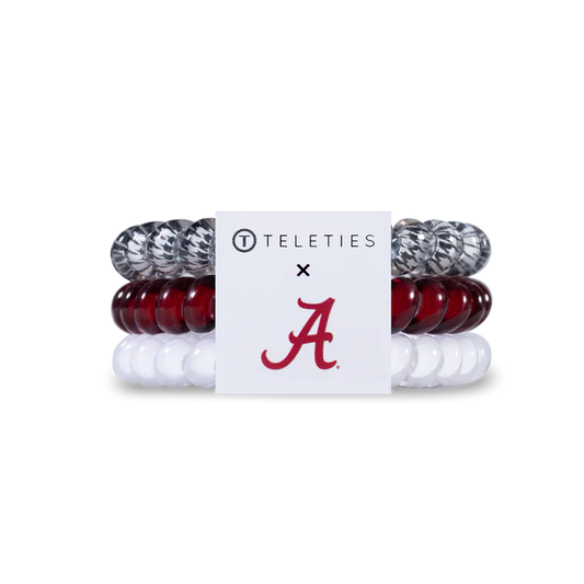 TELETIES University of Alabama Hair Ties - Small