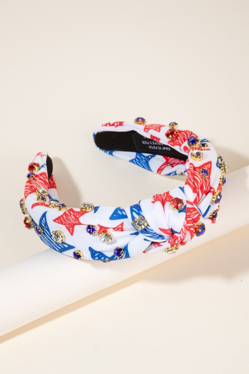 American Star Studded Headband
