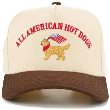 All American Hot Dogs Hat - Brown