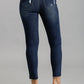 Distressed Detail Skinny Jeans - Indigo