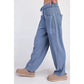Myer Mineral Washed Barrel Pants