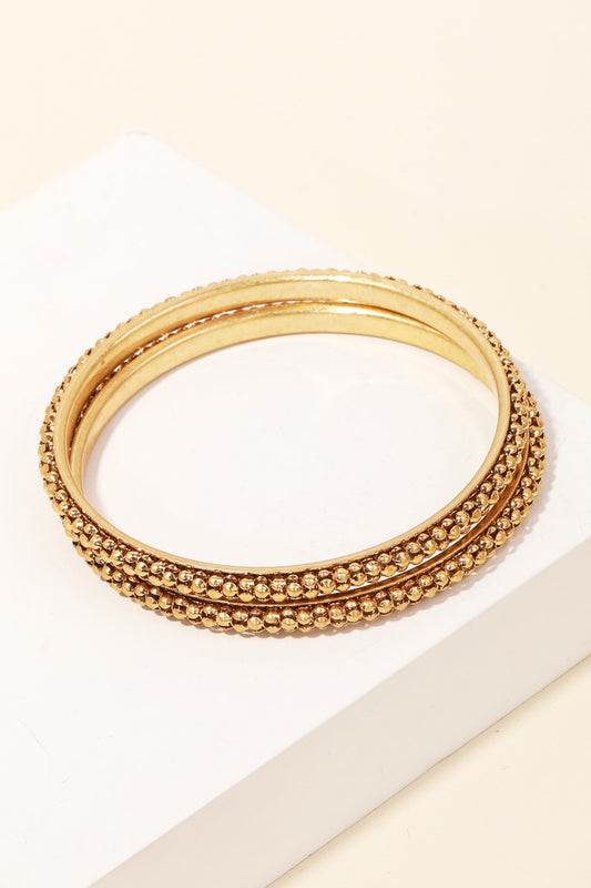 Beaded Ball Bracelet Set