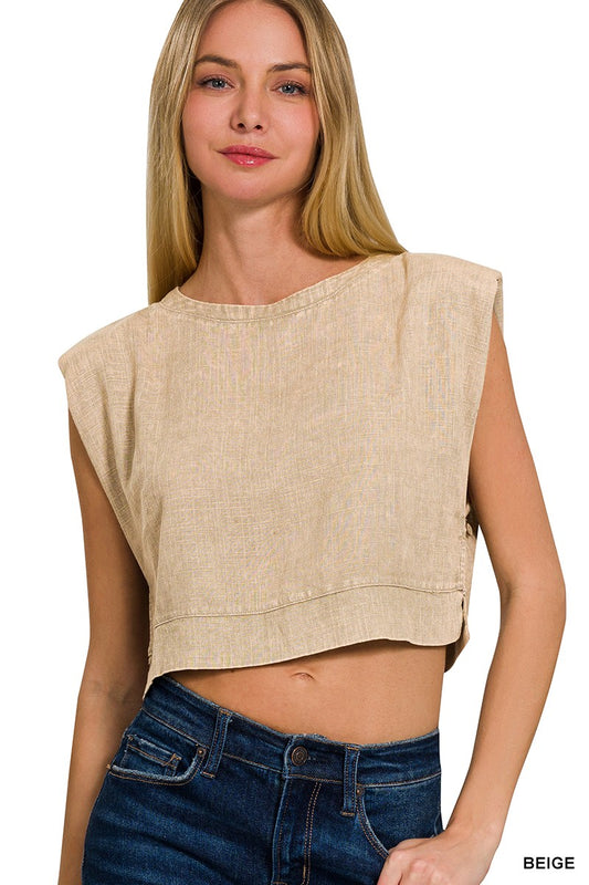 Caden Muscle Crop Top