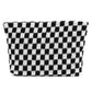 Checkered Travel Clutch Bag