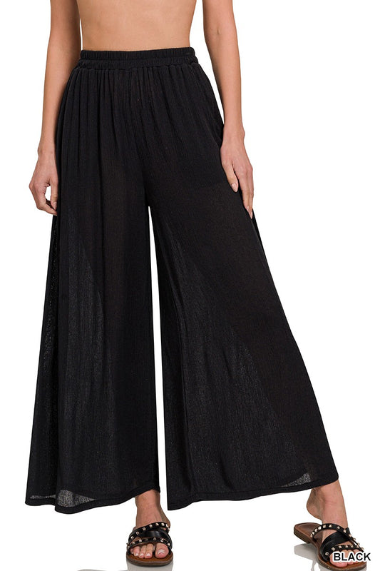 Woven Crinkle Pants