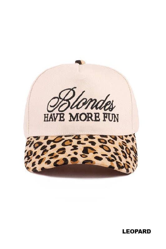 Blondes Have More Fun Hat