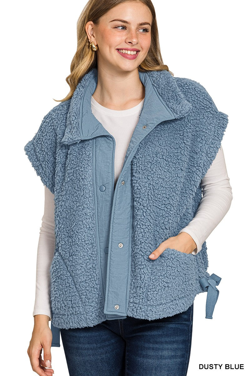 Oversized Faux Fur Vest