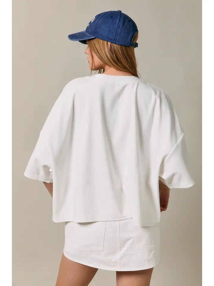 ready for gameday graphic top - blue