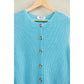 Summertime Blues Ribbed Top