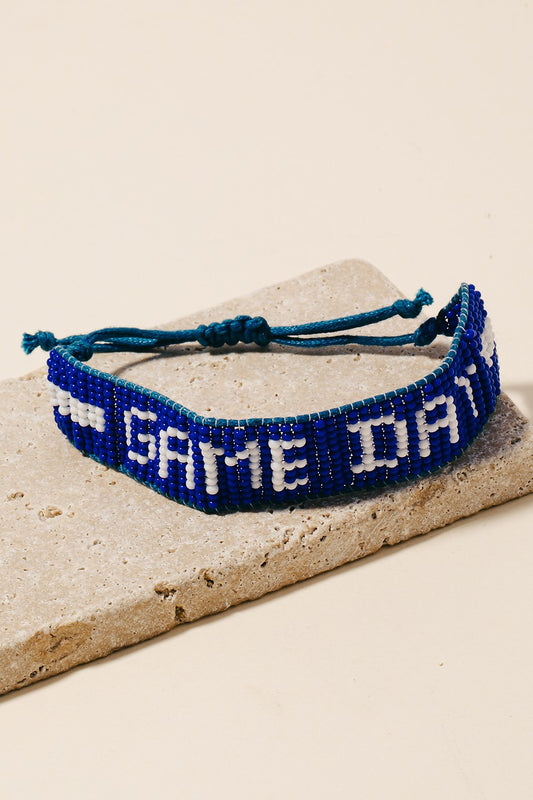 Gameday Beaded Bracelet