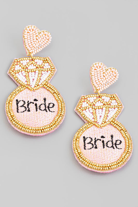 Bride Beaded Earrings