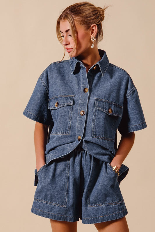Briggs Denim Top
