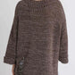 Allie Round Neck Distressed Sweater