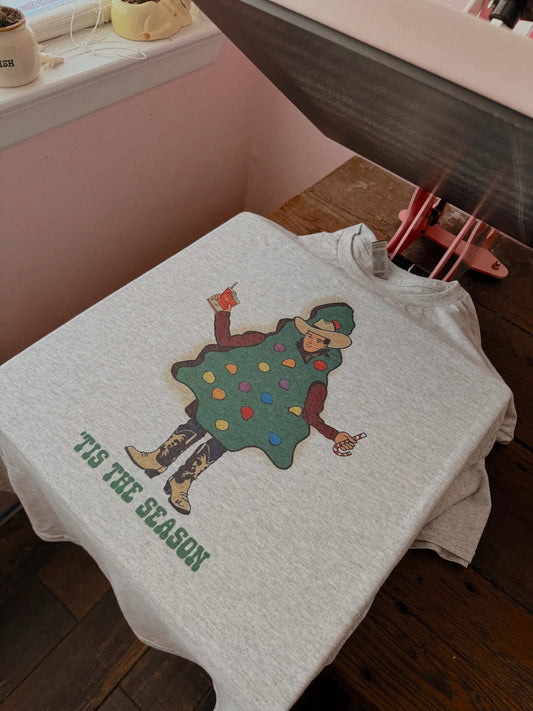 Cowboy Christmas Brownie Crewneck