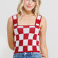 Checkered Tank Top