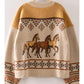 Western Cowboy Knit Cardigan
