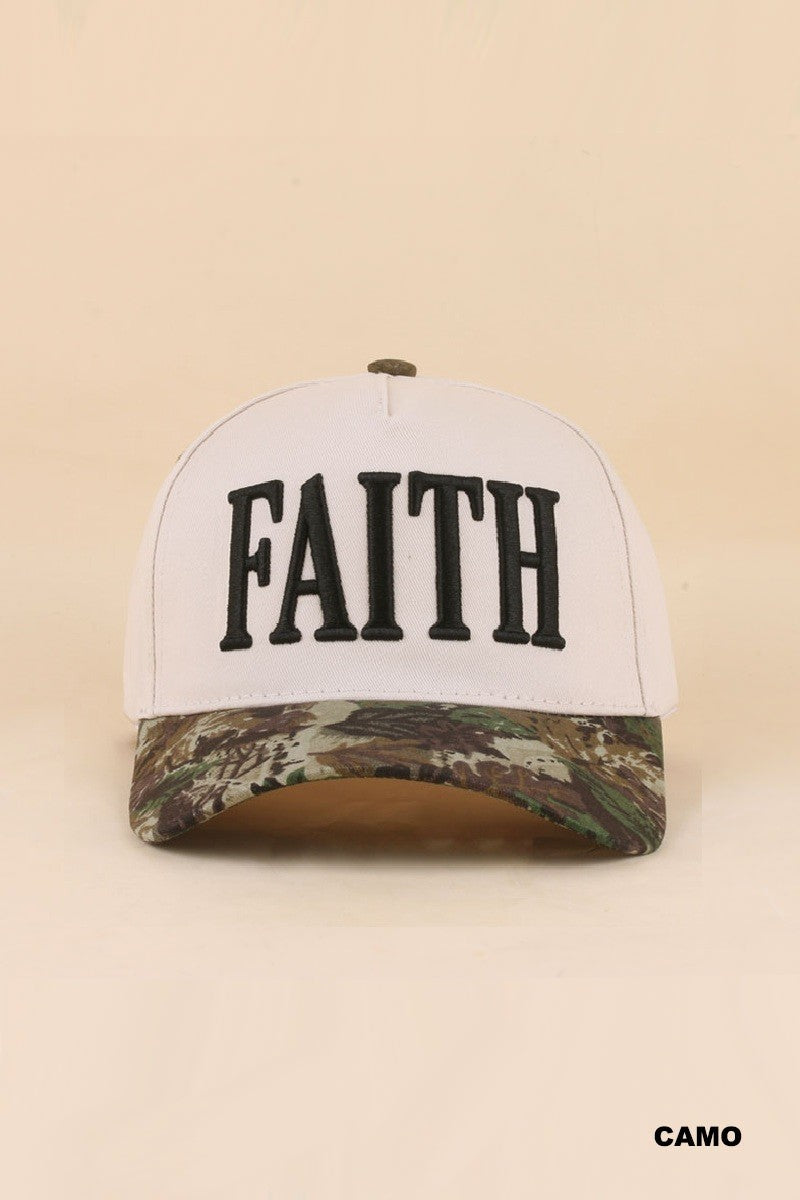 FAITH HAT - CAMO