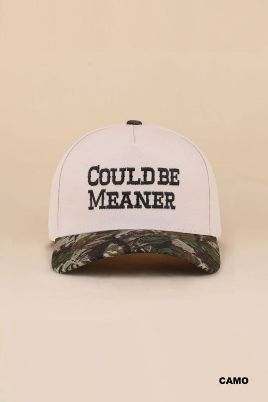 could be meaner hat - camo