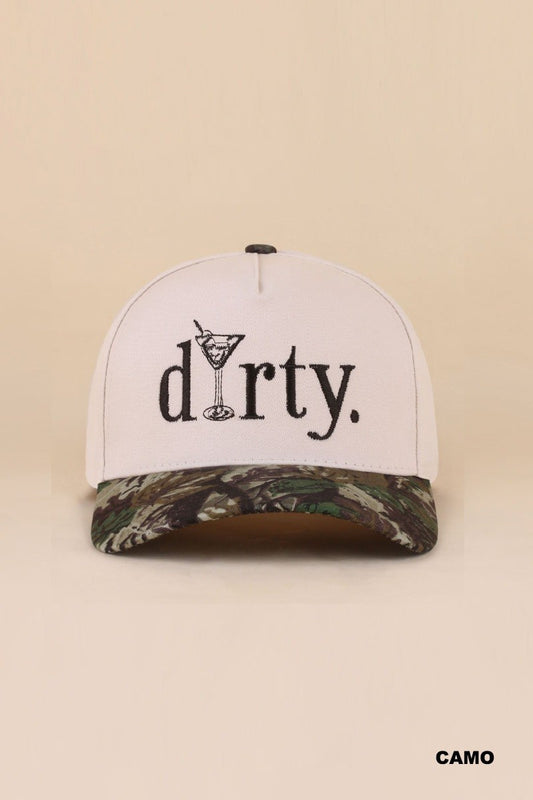 dirty martini hat - camo