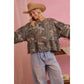 Camo Ruffle Tier Top