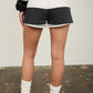 That's Just Me Striped Shorts - Charcoal
