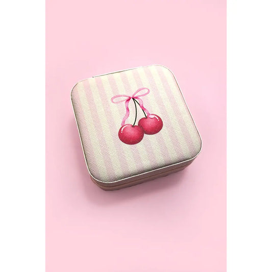 Cherry Bow Jewelry Case
