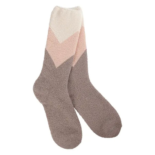 World's Softest Socks - Cozy Cali Chevron
