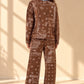 Bandana Printed French Terry Pants