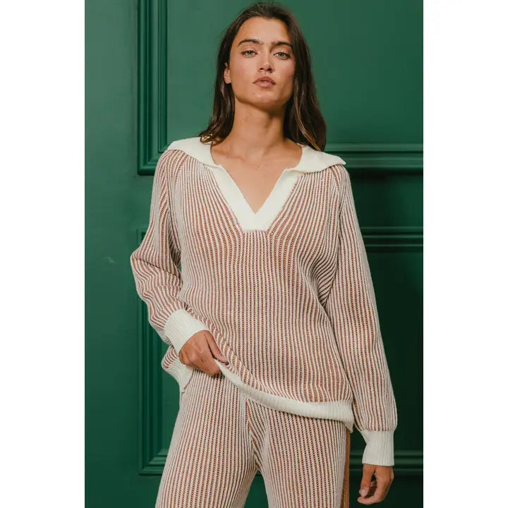 Cinnamon Girl Ribbed Top