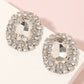 Oval Pave Trim Studs