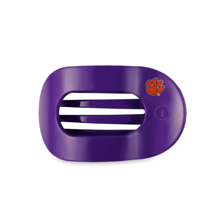 TELETIES Clemson University Flat Clip - Medium