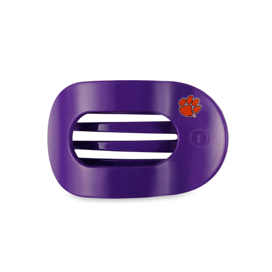 TELETIES Clemson University Flat Clip - Medium